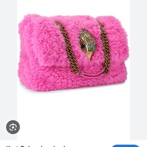 ISO Kurt Geiger Pink Faux Fur Shoulder Bag